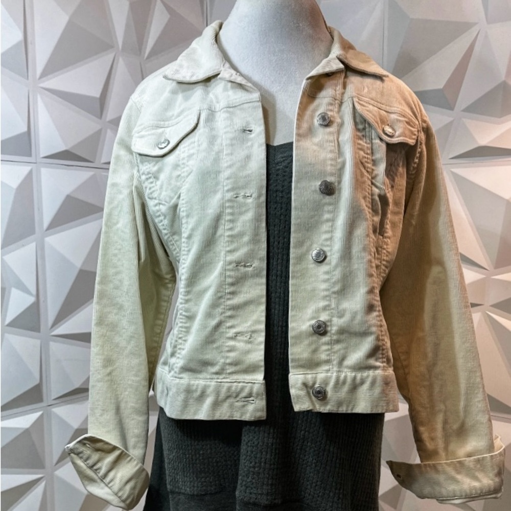 Like NEW!  Buttercream Corduroy Jacket